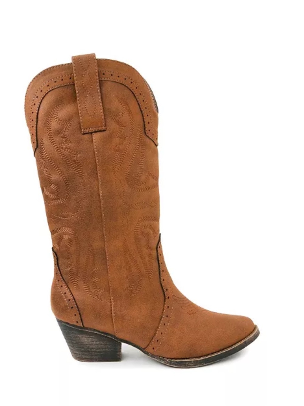 Sugar Tammy Cognac Western Boots